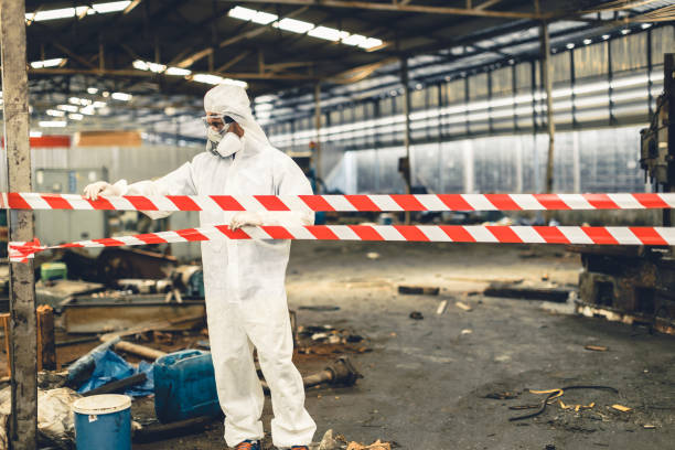 Professional Trauma Scene Cleanup technician working in Riverton, NJ